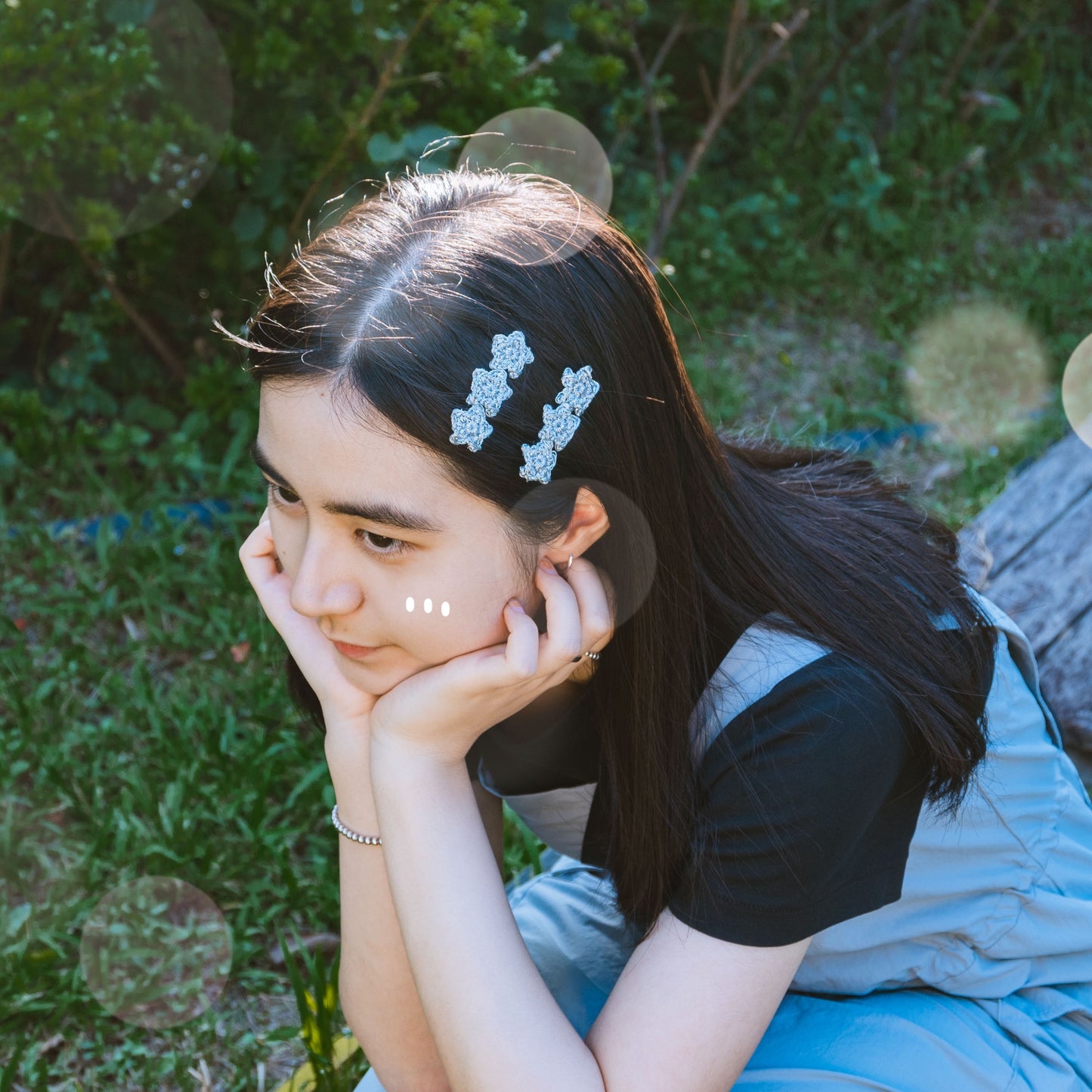 Bling Bling Star Hair Clip (a pair)