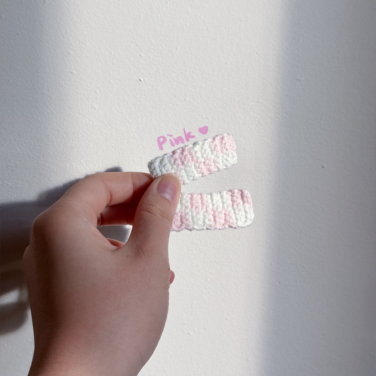 Playful Checkered Hair Clip (a pair)