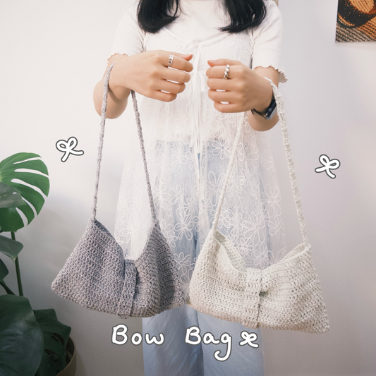 鈎織圖解-Bling Bling蝴蝶結袋