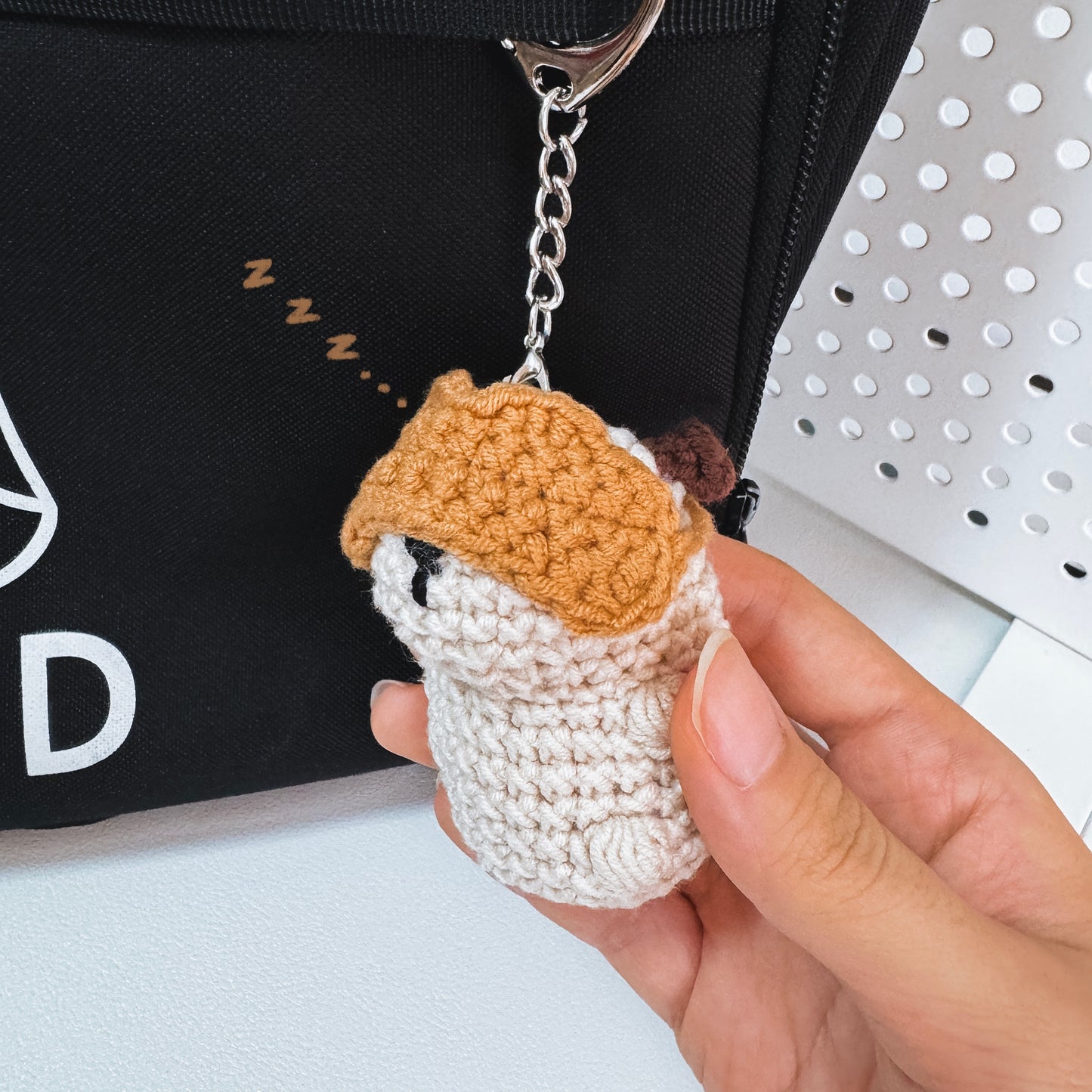 Lazy Capybara Bag Charm ꕤ Sleeping Series