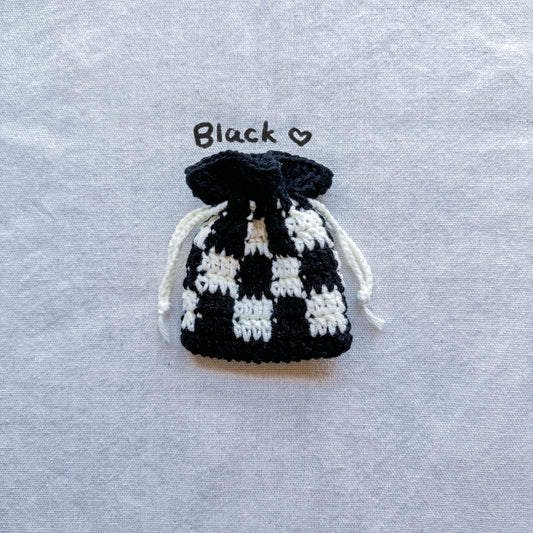 Checkered AirPods Bag