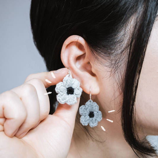 Bubble Flower Earrings