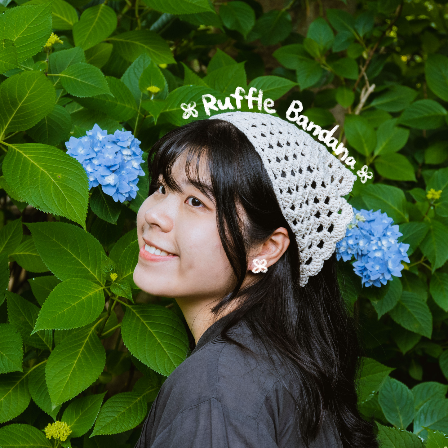French-garden-style Bandana