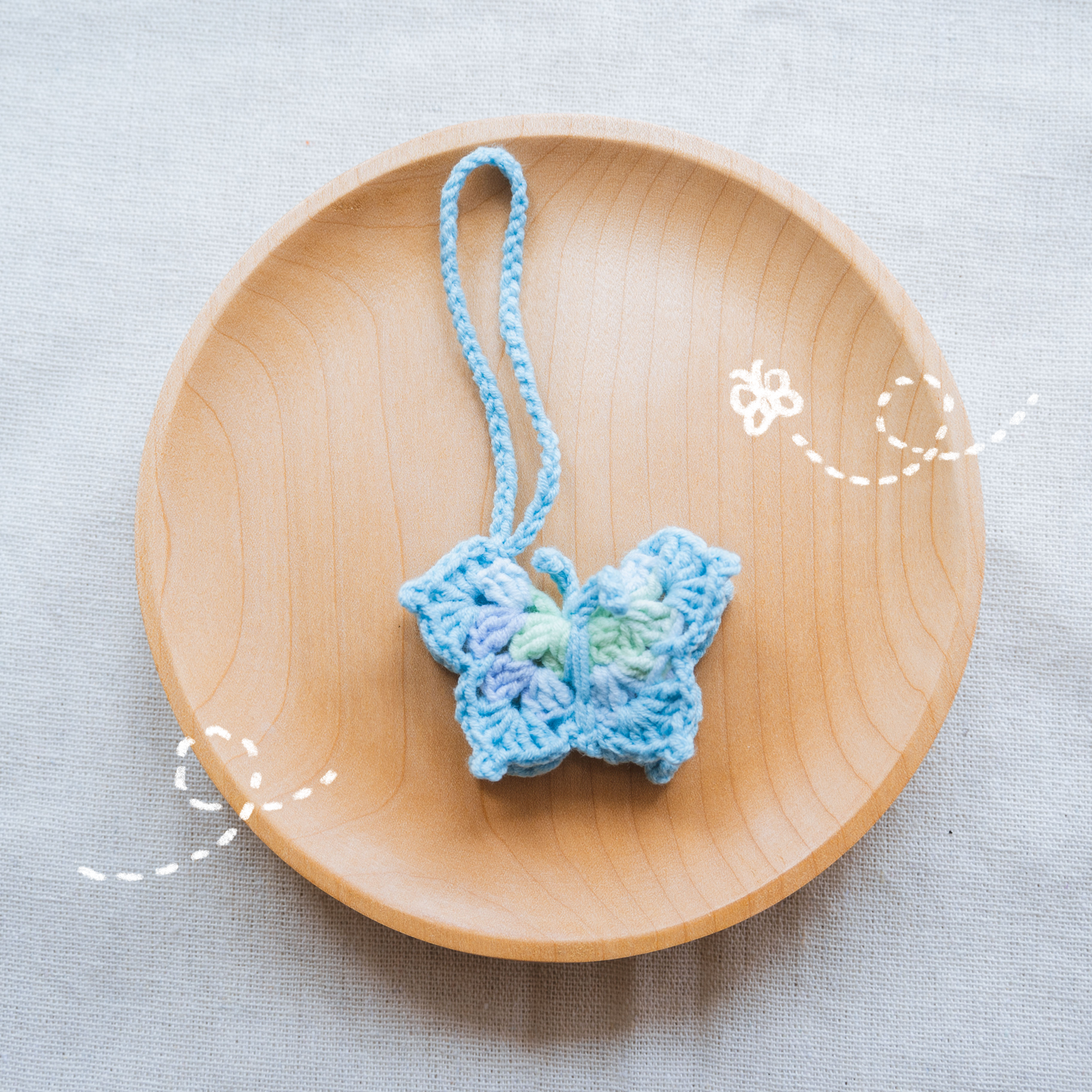 Dreamy Butterfly Bag Charm