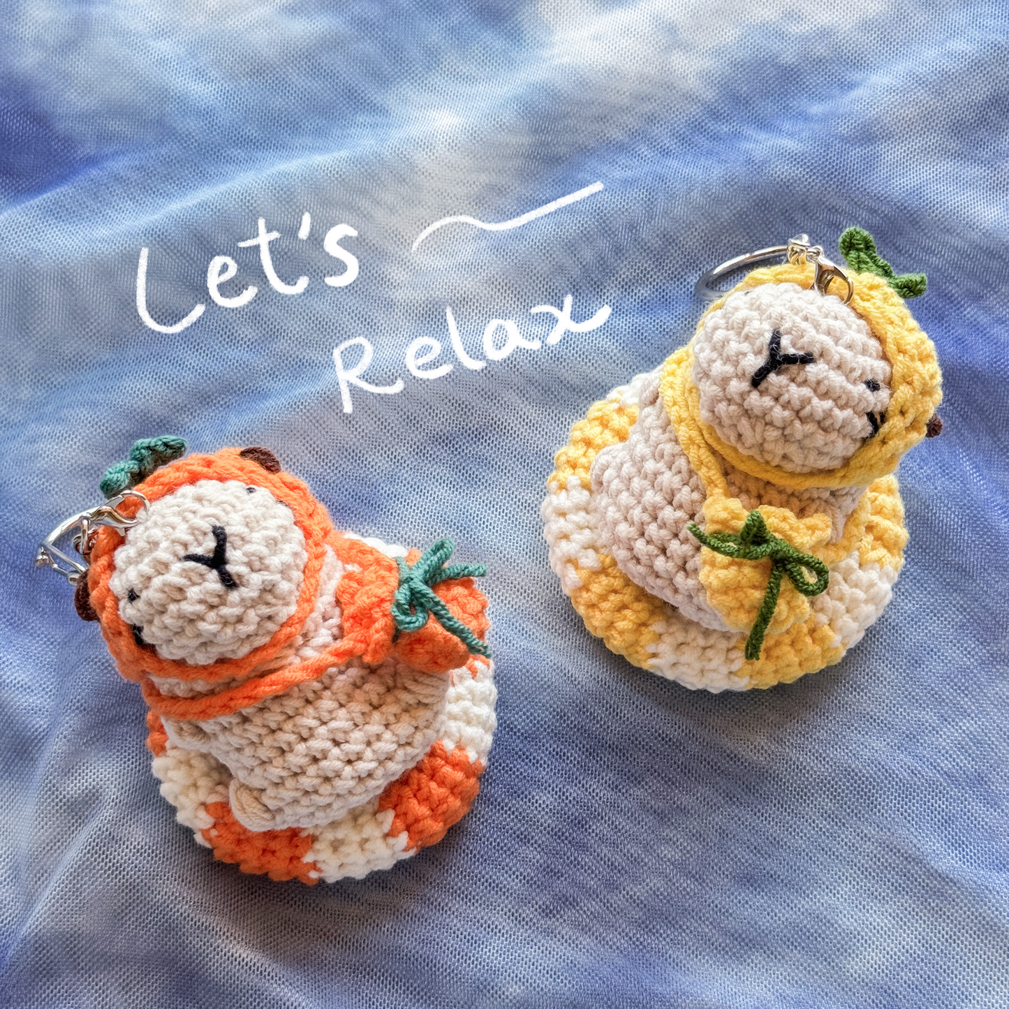 Lazy Capybara Bag Charm ꕤ Summer Series