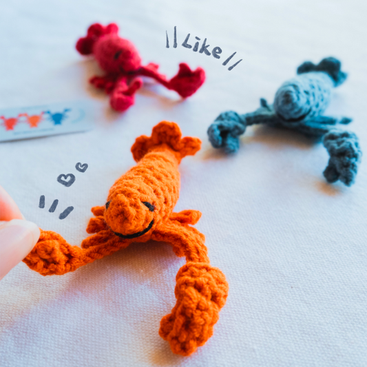 Little Laughing Lobster Bag Charm