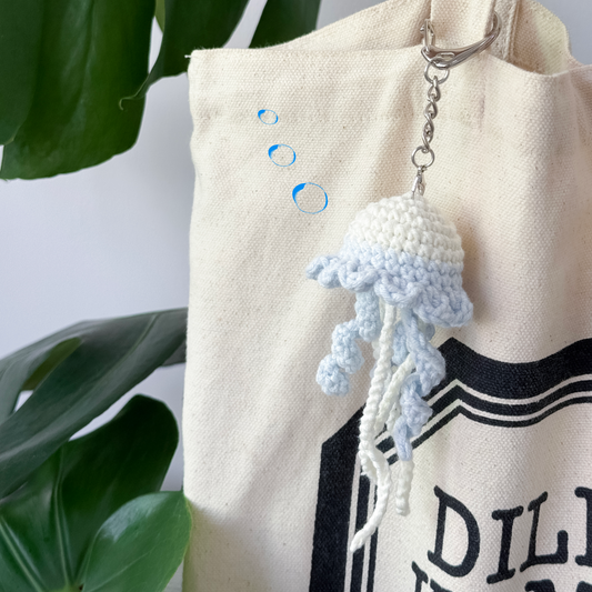 鈎織水母掛飾-miyabi-crochet
