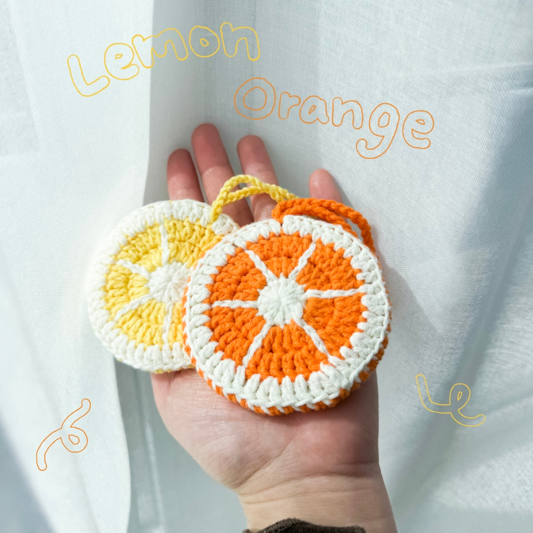 鈎織水果凸面打卡鏡-miyabi-crochet