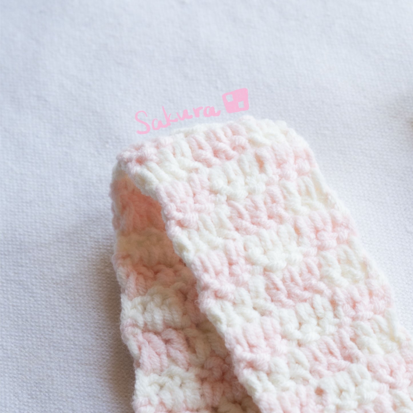 手工鈎織玩味格格髮帶-Sakura