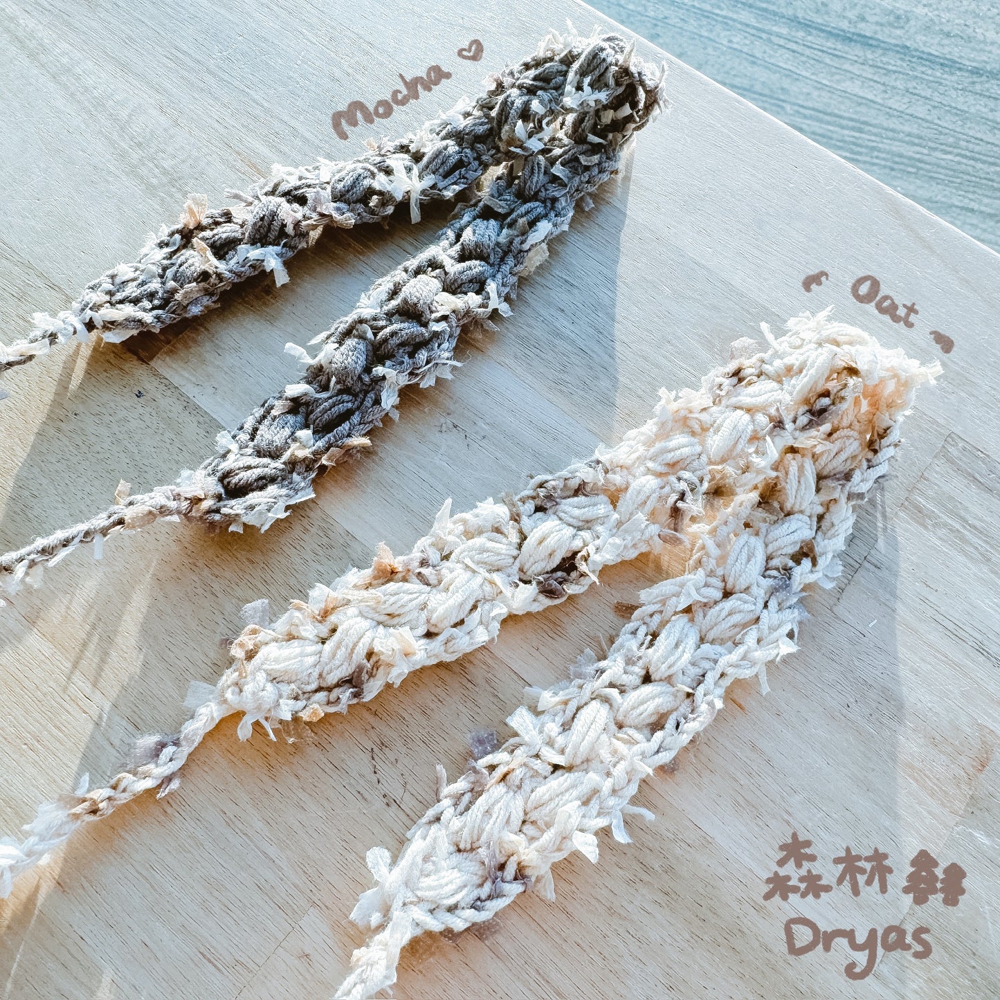 限量手工鈎織The Dryas森林髮帶-長綁帶