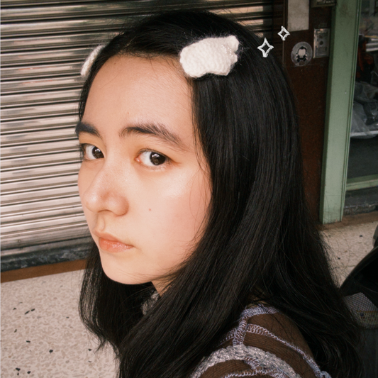 鈎織天使之翼髮夾-miyabi-crochet