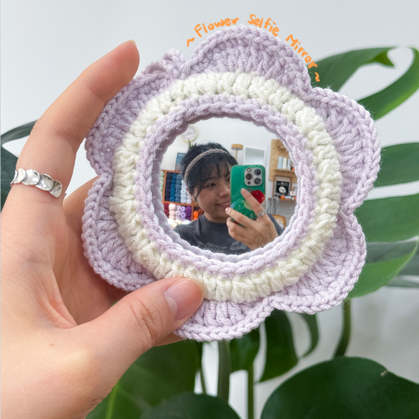 鈎織花花打卡鏡-miyabi-crochet