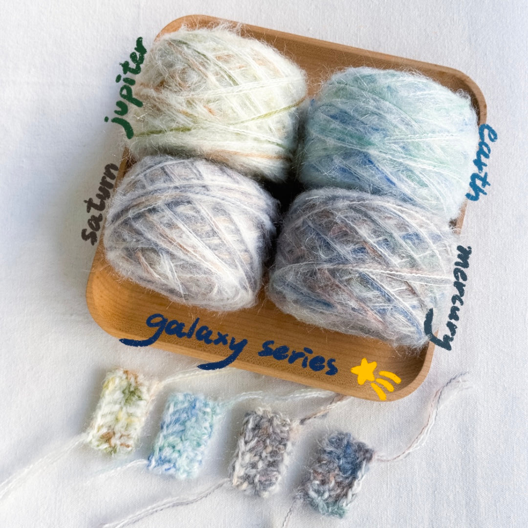 鈎織-自家手混線-銀河系列-miyabi-crochet