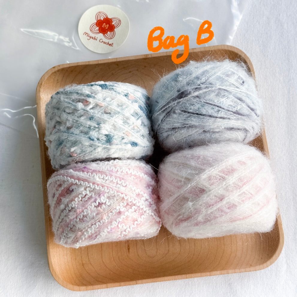 鈎織-自家手混線-Happy-Bag-miyabi-crochet