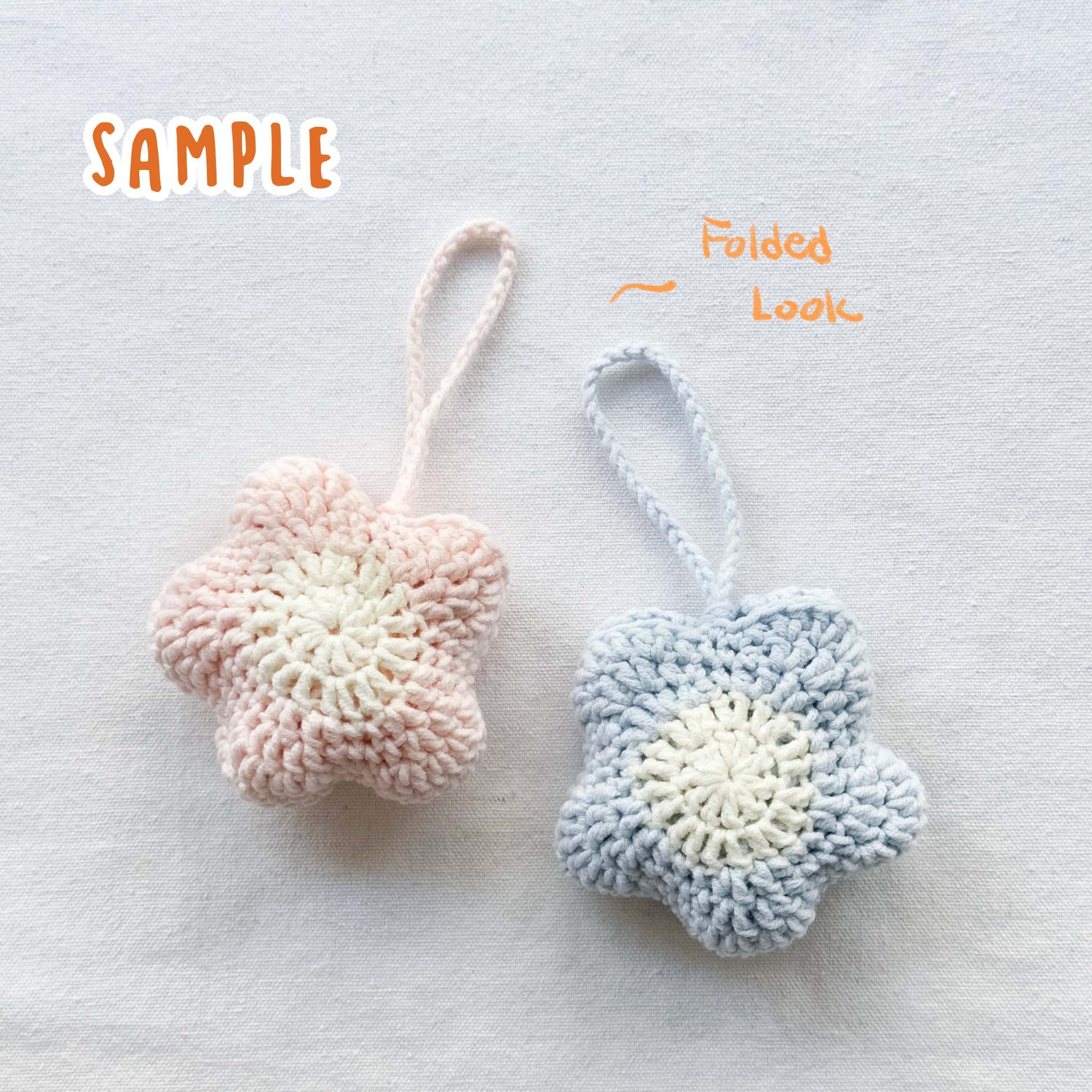 鈎織可收納花花飲品袋材料包-miyabi-crochet