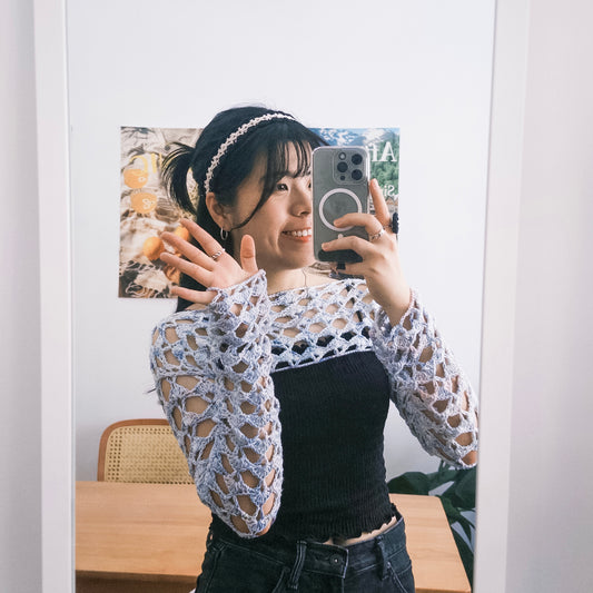 鈎織圖解-貝殼鏤空罩衣-miyabi-crochet
