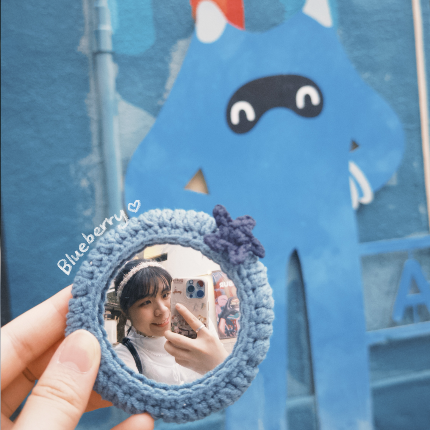 鈎織Colour City Walk凸面打卡鏡-miyabi-crochet