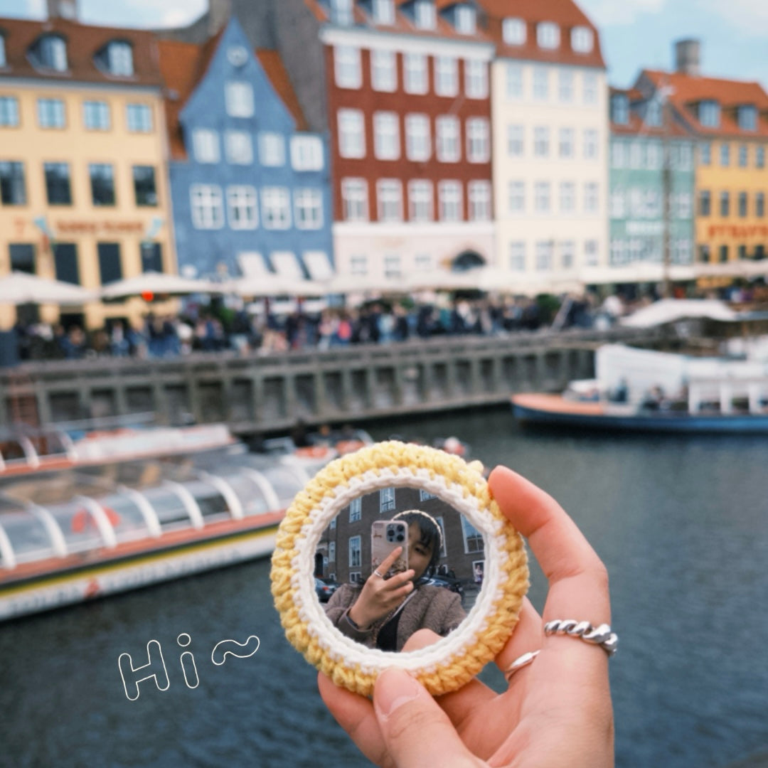 鈎織水果凸面打卡鏡-miyabi-crochet