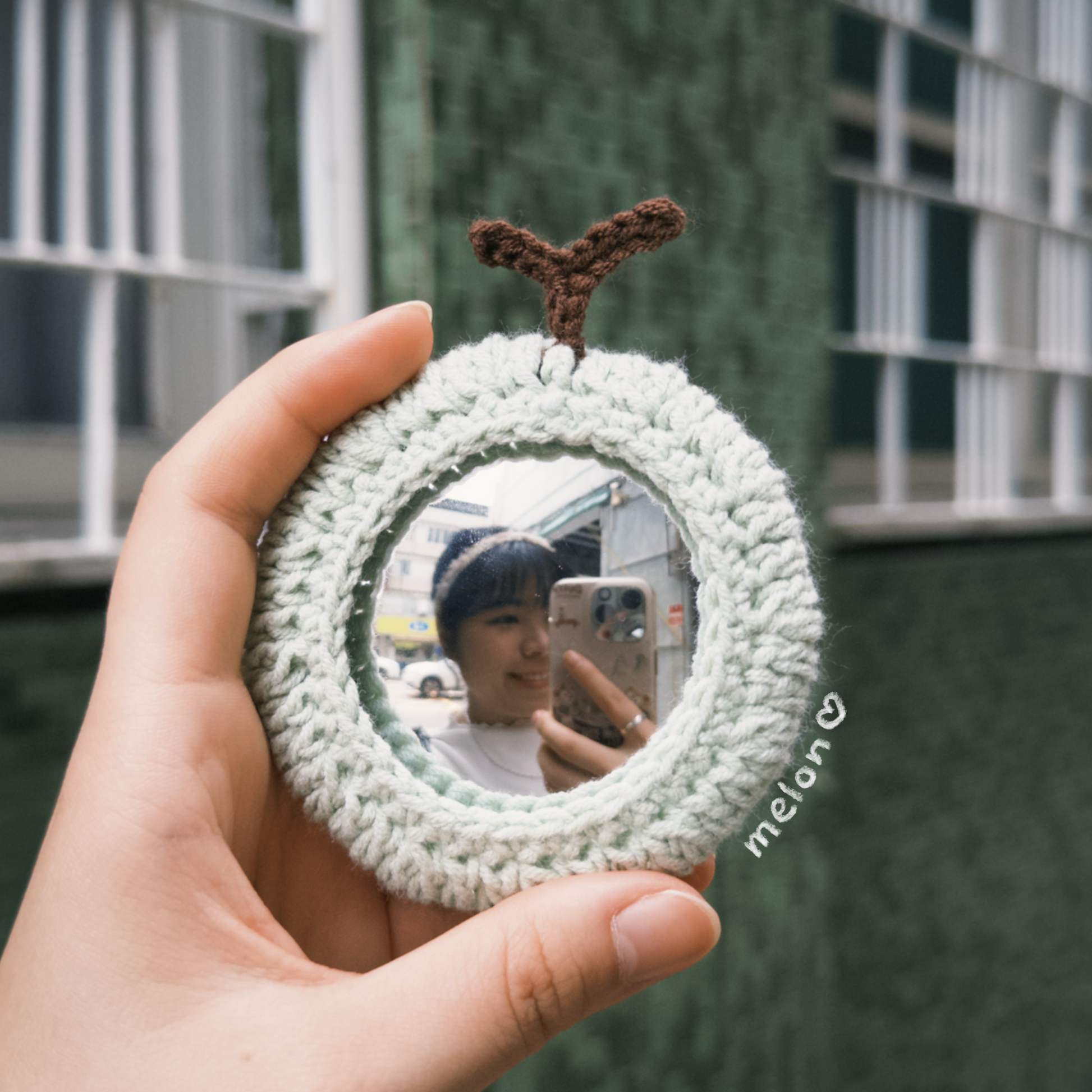 鈎織Colour City Walk凸面打卡鏡-miyabi-crochet