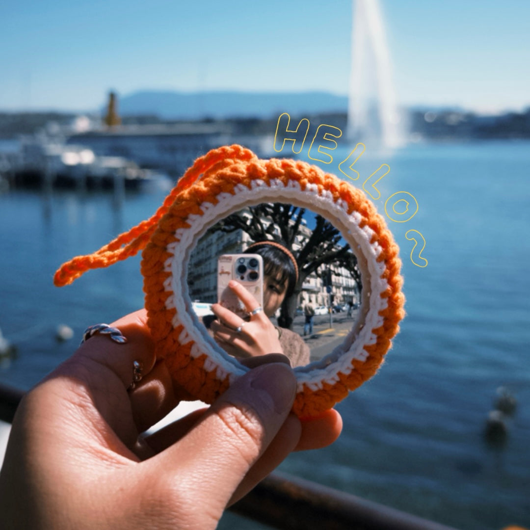 鈎織水果凸面打卡鏡-miyabi-crochet