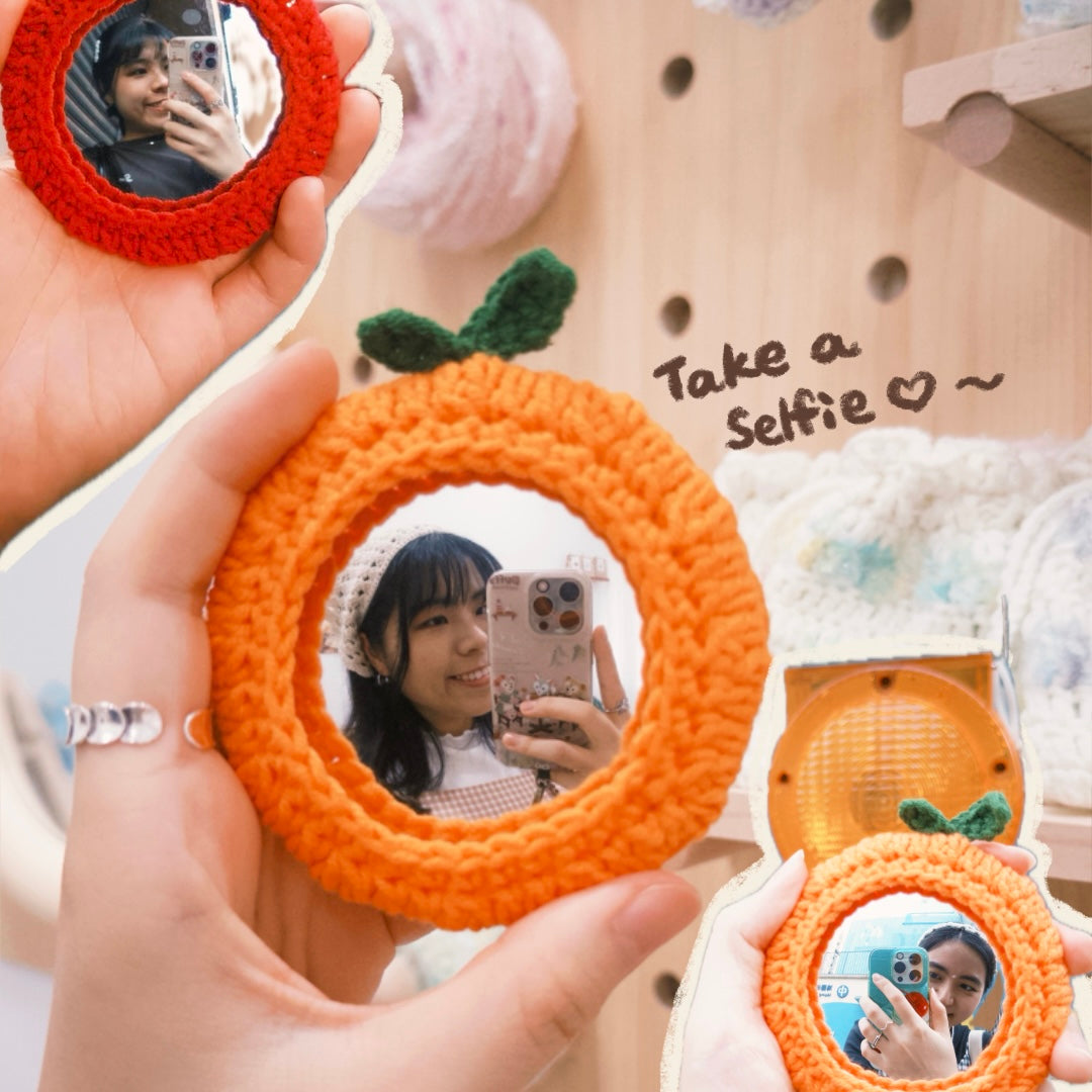 鈎織Colour City Walk凸面打卡鏡-miyabi-crochet