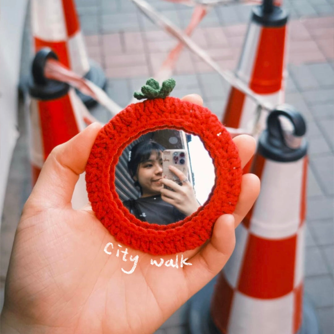 鈎織Colour City Walk凸面打卡鏡-miyabi-crochet