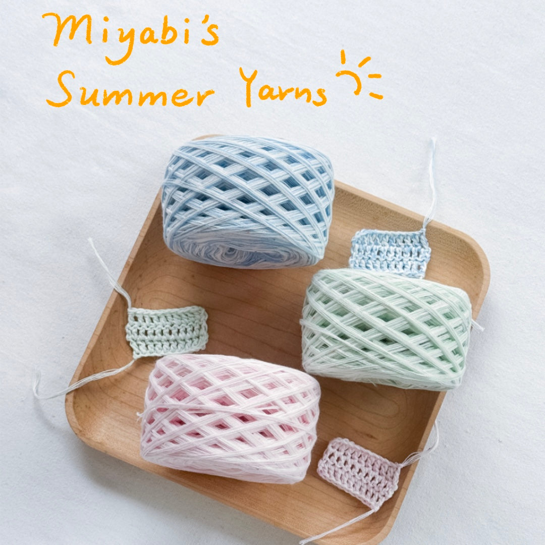 鈎織-自家手混線-梳打系列-miyabi-crochet