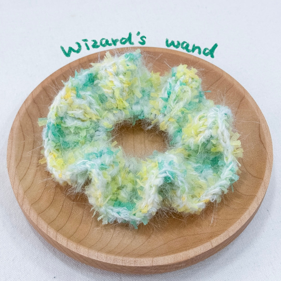 鈎織手混線波浪髮圈-miyabi-crochet