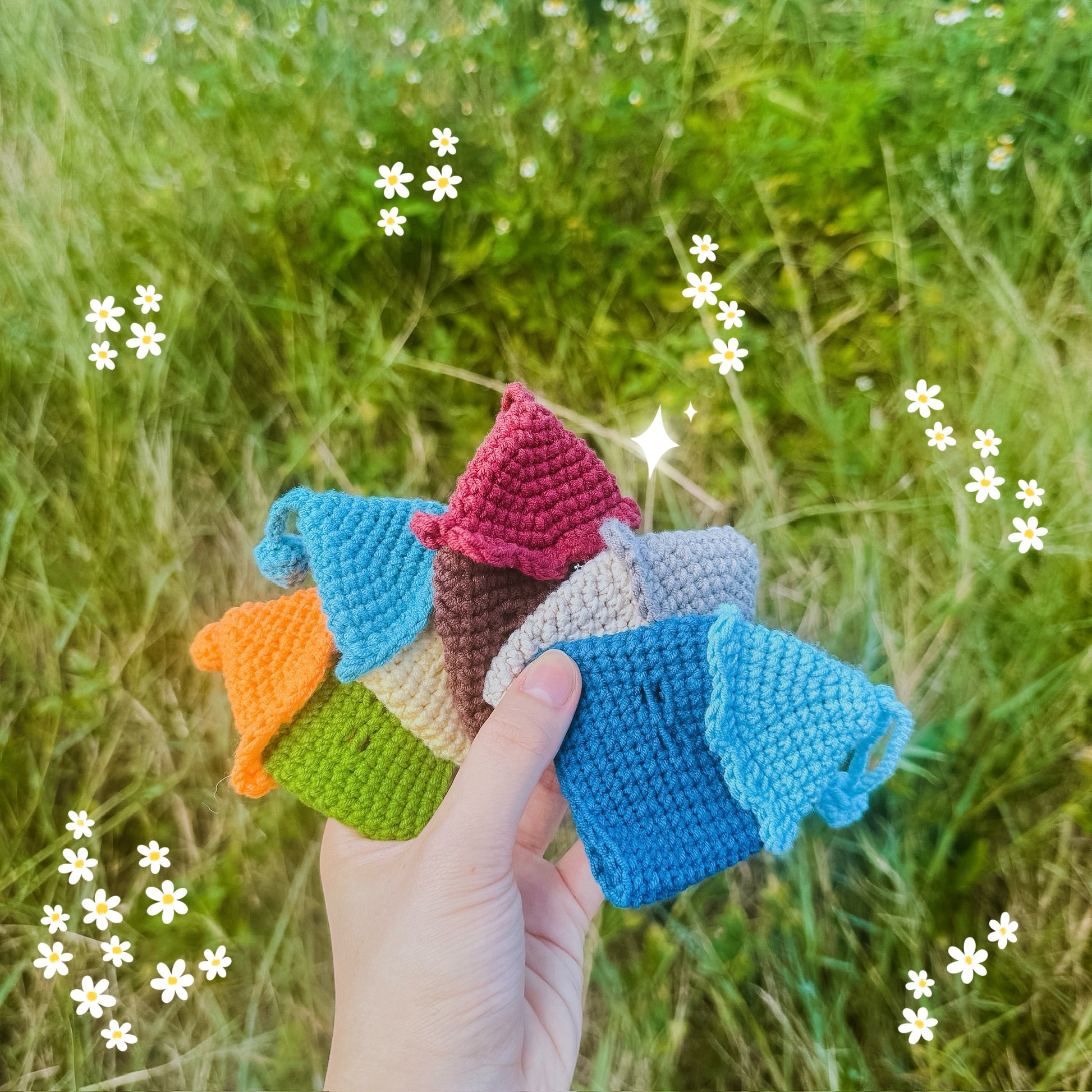 手作鈎織鎖匙包-森林精靈小屋鎖匙包-miyabi-crochet